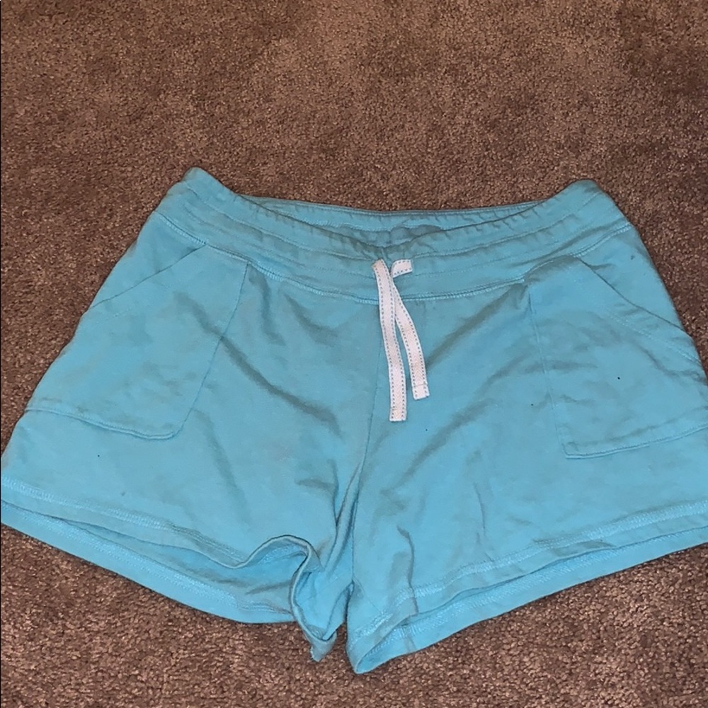 Blue shorts